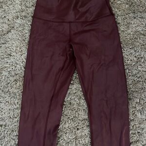 lululemon athletica Deep Maroon Leggings